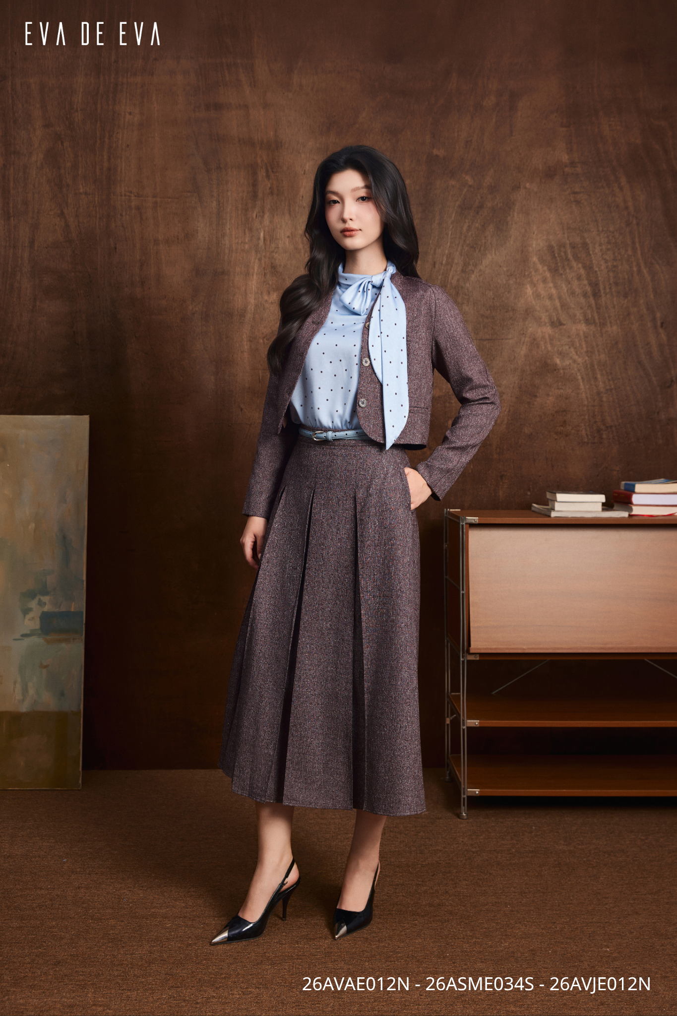  Áo vest trong bộ Vest-Váy,  26AVAE012N 