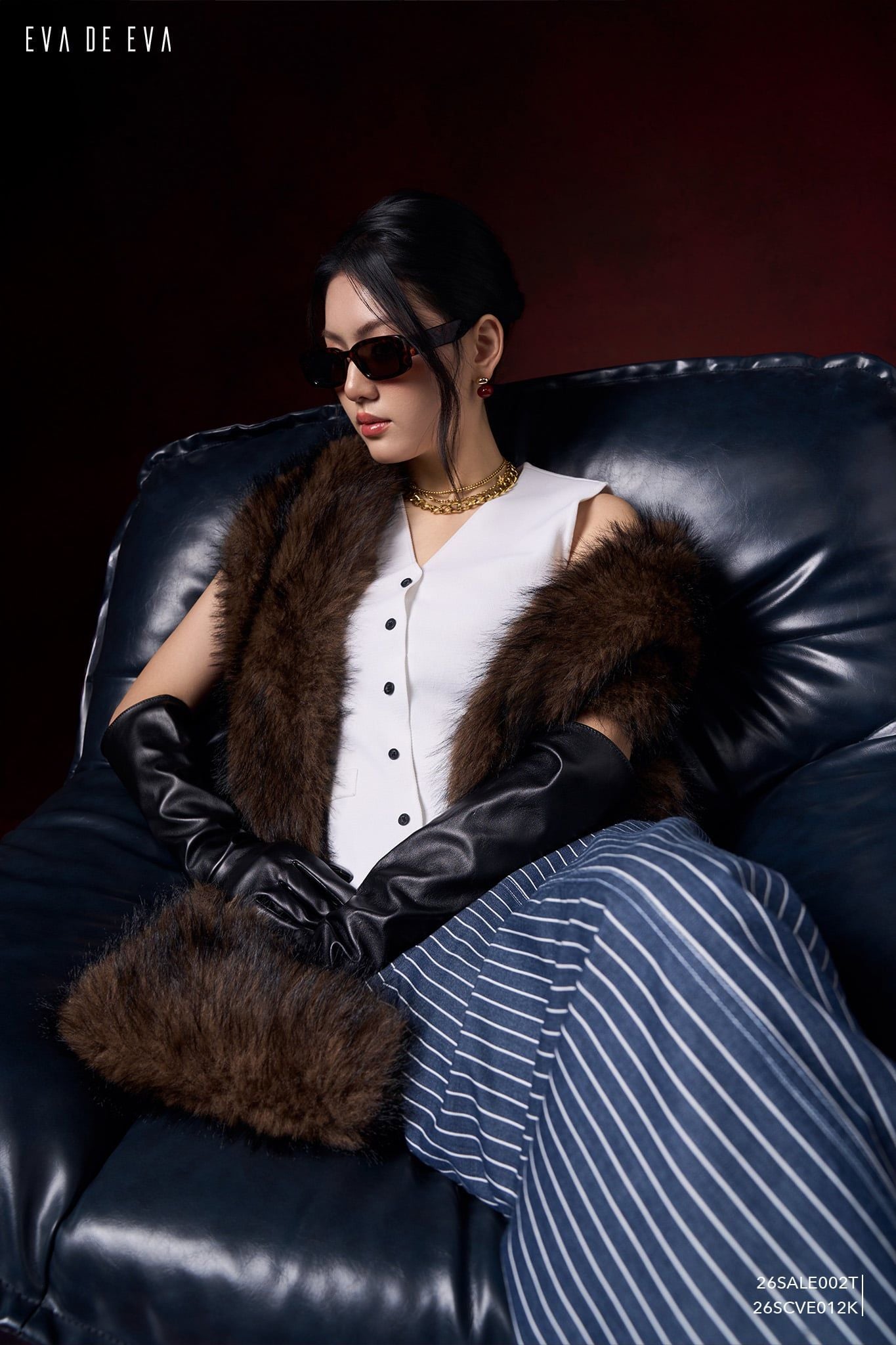  Chân váy Midi, Dáng ôm 26SCVE012K 