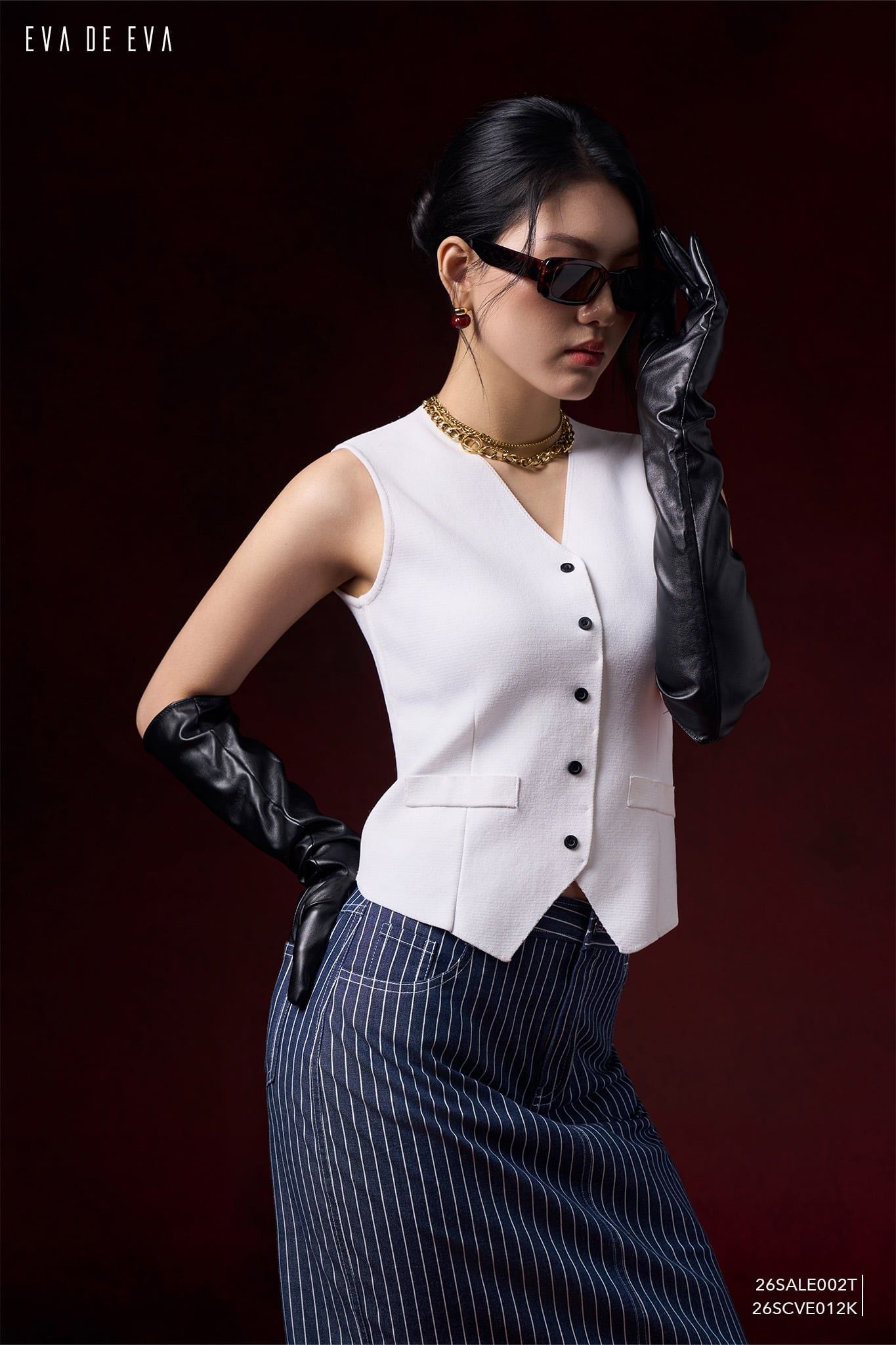  Chân váy Midi, Dáng ôm 26SCVE012K 