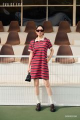  Đầm tay ngắn, Dáng suông 26SDKC035K 