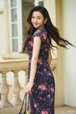  Đầm tay ngắn, Dáng ôm 26SDKE029F 