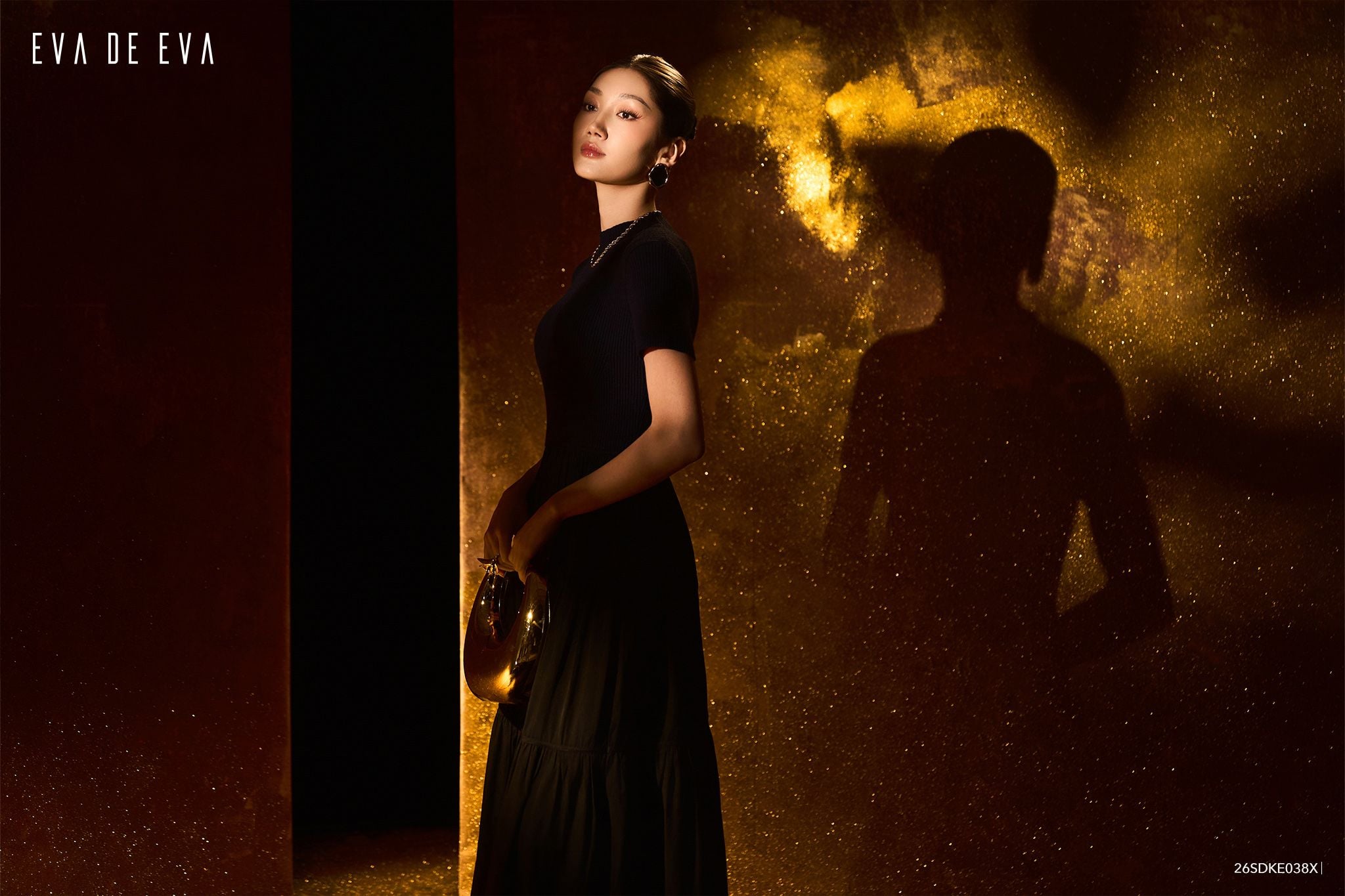  Đầm tay ngắn,  26SDKE038X 