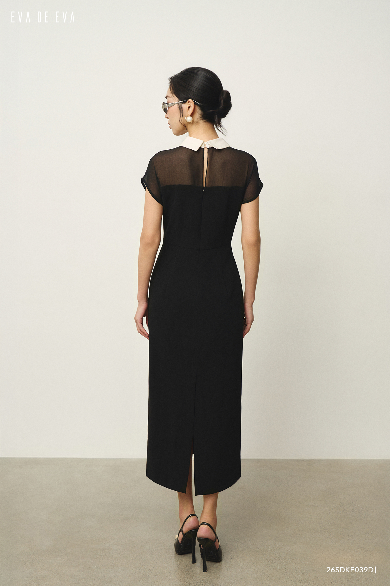  Đầm tay ngắn, Dáng ôm 26SDKE039D 