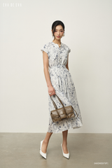  Đầm tay ngắn, Dáng thắt eo 26SDKE072F 