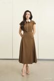  Đầm tay ngắn, Dáng thắt eo 26SDKE074K 