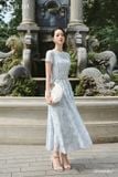  Đầm tay ngắn, Dáng thắt eo 26SDKE081F 