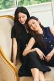  Đầm tay ngắn, Dáng thắt eo 26SDKE084D 