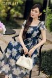  Đầm tay ngắn, Dáng thắt eo 26SDKE101F 