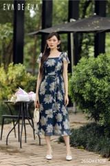  Đầm tay ngắn, Dáng thắt eo 26SDKE101F 