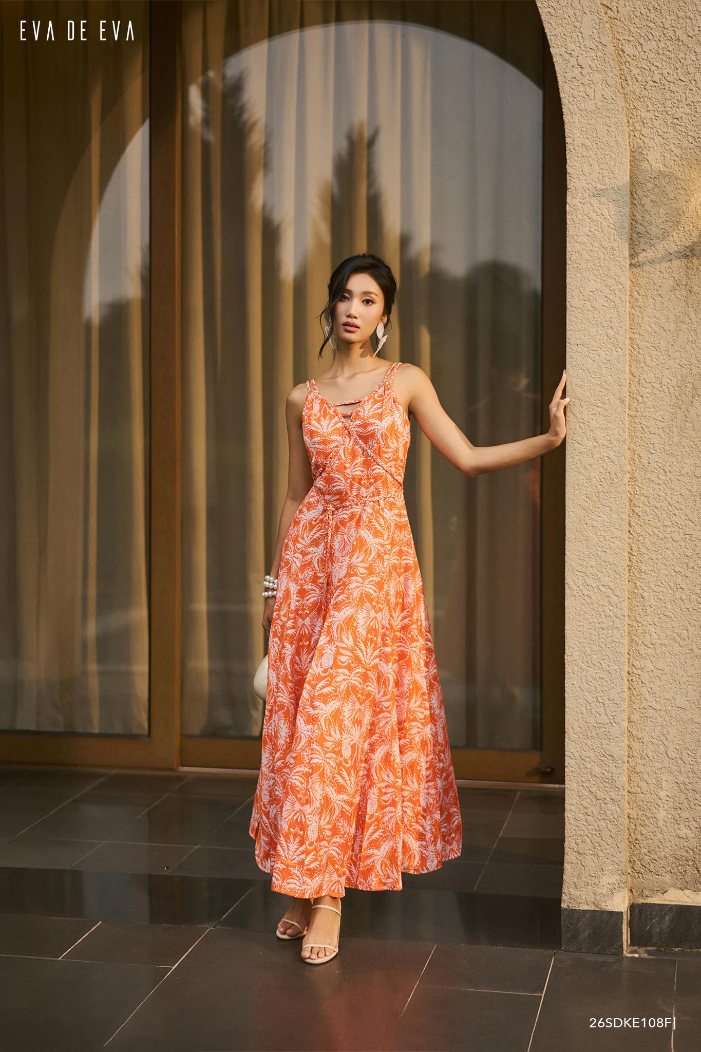  Đầm hai dây,  26SDKE108F 