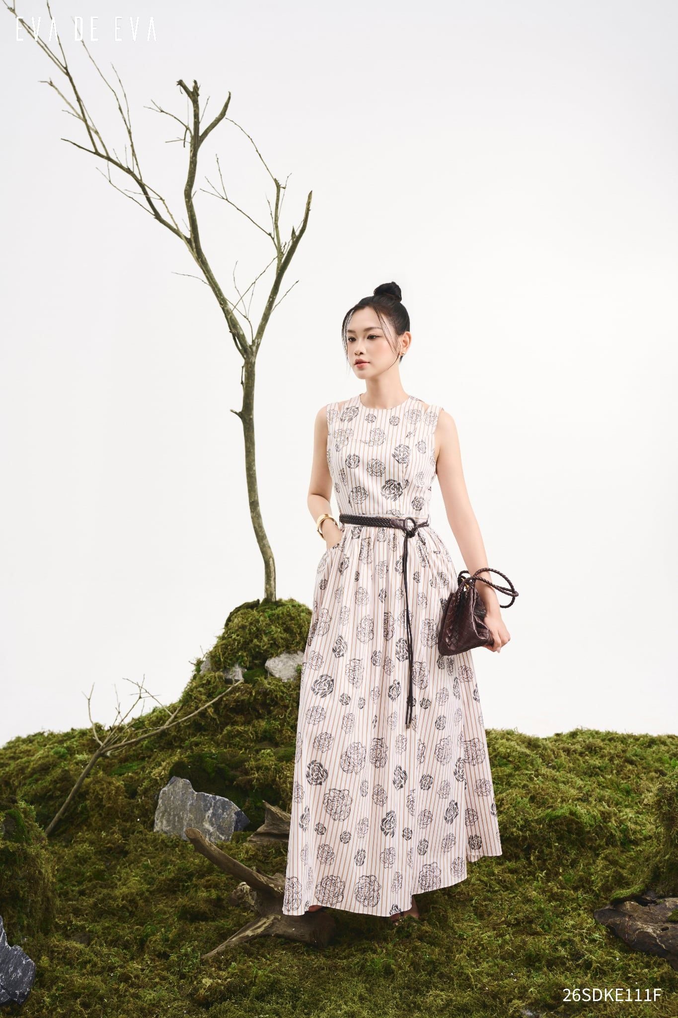  Đầm maxi,  26SDKE111F đi kèm TLU26_007N 