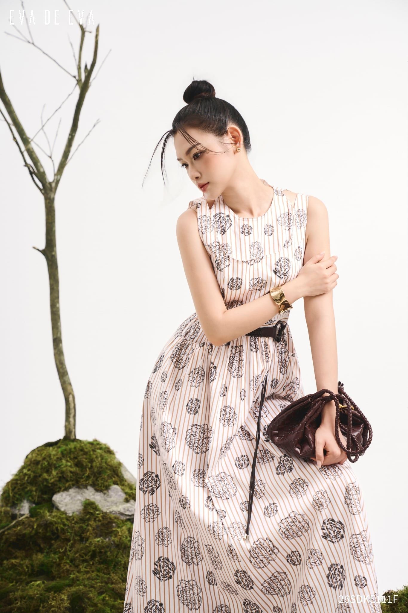  Đầm maxi,  26SDKE111F đi kèm TLU26_007N 
