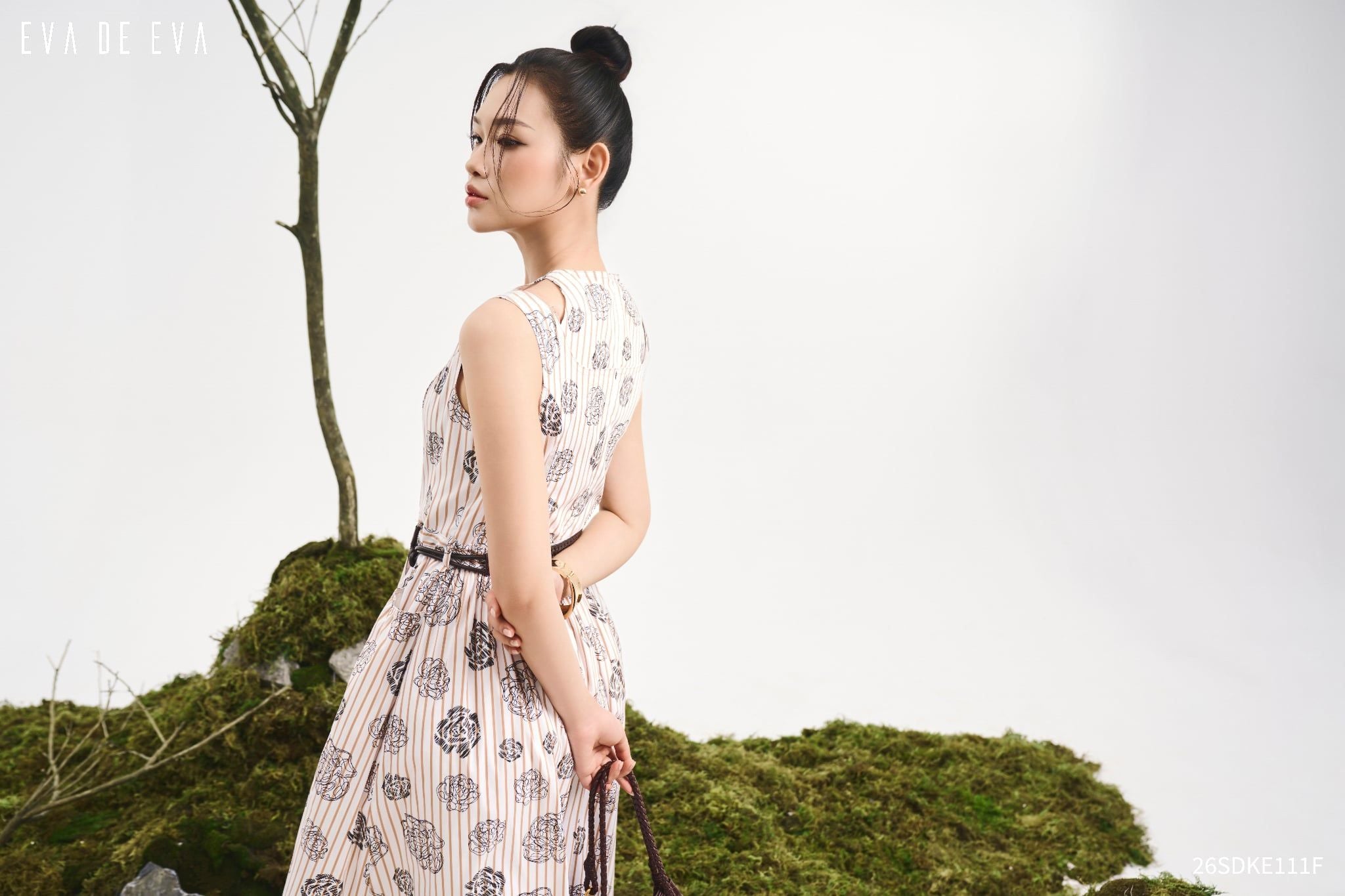  Đầm maxi,  26SDKE111F đi kèm TLU26_007N 