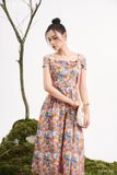  Đầm hai dây, Dáng thắt eo 26SDKE143F 