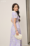  Đầm tay ngắn, Dáng thắt eo 26SDKE152F 