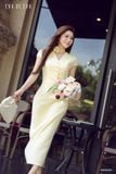  Đầm tay ngắn, Dáng ôm 26SDKE156Y 