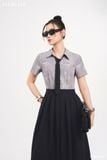  Đầm tay ngắn, Dáng thắt eo 26SDKE158O 