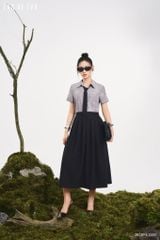  Đầm tay ngắn, Dáng thắt eo 26SDKE158O 