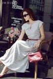  Đầm tay ngắn, Dáng thắt eo 26SDKE161K 