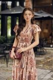  Đầm tay ngắn, Dáng thắt eo 26SDKE176F 