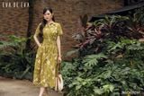  Đầm tay ngắn, Dáng thắt eo 26SDKE178F 