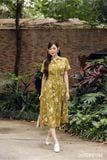  Đầm tay ngắn, Dáng thắt eo 26SDKE178F 