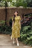  Đầm tay ngắn, Dáng thắt eo 26SDKE178F 
