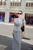 Đầm tay ngắn, Dáng ôm 26SDKE179G 