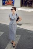  Đầm tay ngắn, Dáng ôm 26SDKE179G 