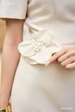  Đầm tay ngắn, Dáng thắt eo 26SDKE183B 