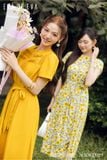  Đầm tay ngắn, Dáng thắt eo 26SDKE172Y 