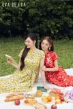  Đầm tay ngắn, Dáng thắt eo 26SDKE204F 
