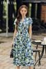  Đầm tay ngắn, Dáng thắt eo 26SDKE198F 