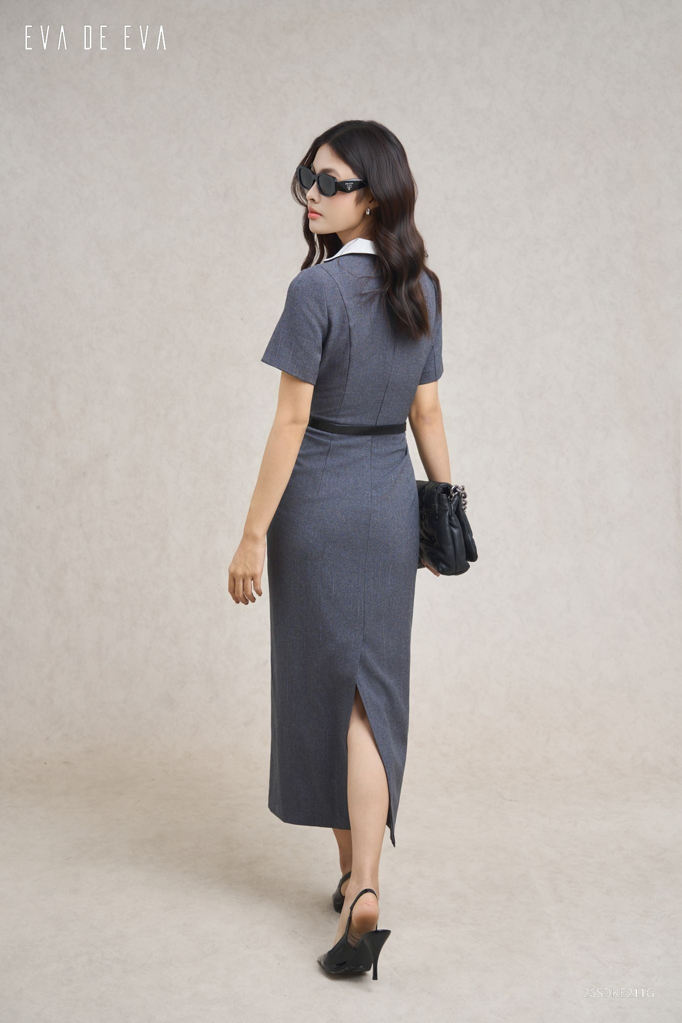  Đầm tay ngắn, Dáng ôm 26SDKE211G 