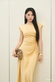  Đầm tay ngắn, Dáng thắt eo 26SDKE224Y 