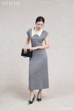  Đầm sát nách, Dáng thắt eo 26SDKT012K 