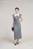  Đầm sát nách, Dáng thắt eo 26SDKT012K 