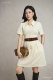  Đầm tay ngắn, Dáng thắt eo 26SDKT018B 