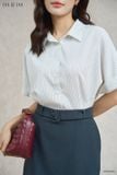  Đầm tay ngắn, Dáng thắt eo 26SDKT039O 