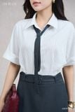  Đầm tay ngắn, Dáng thắt eo 26SDKT039O 