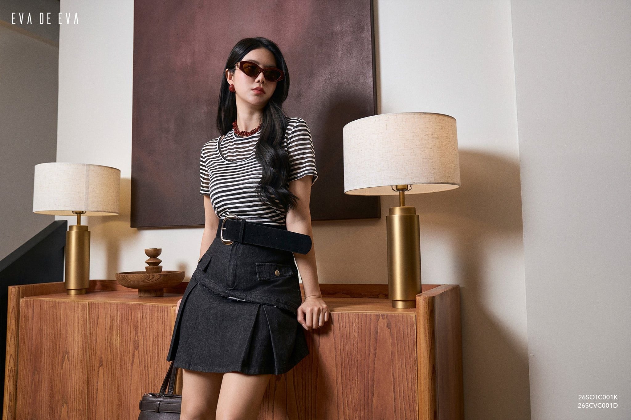  Chân váy Mini,  26SCVC001D 