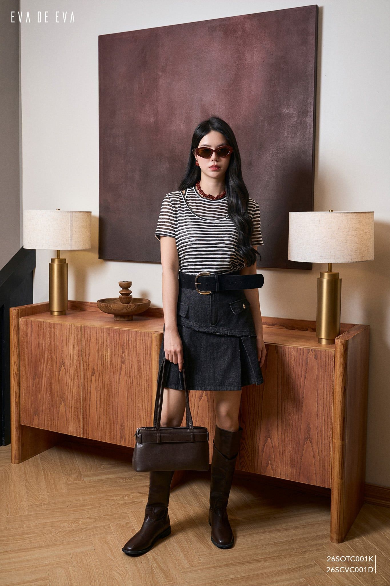  Chân váy Mini,  26SCVC001D 