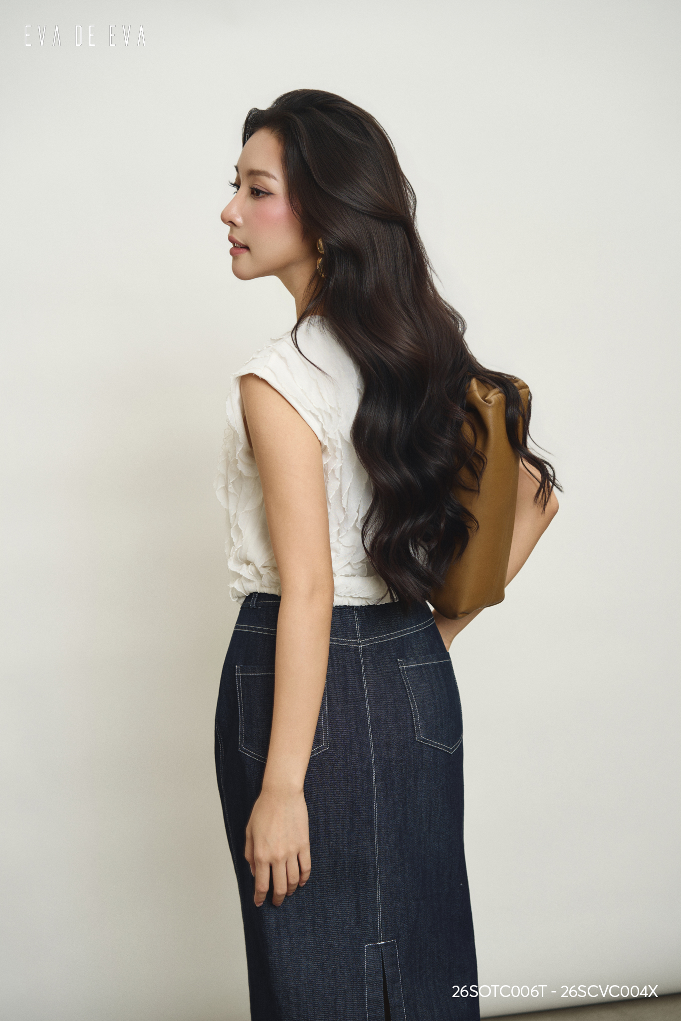  Chân váy Midi, Dáng ôm 26SCVC004X 