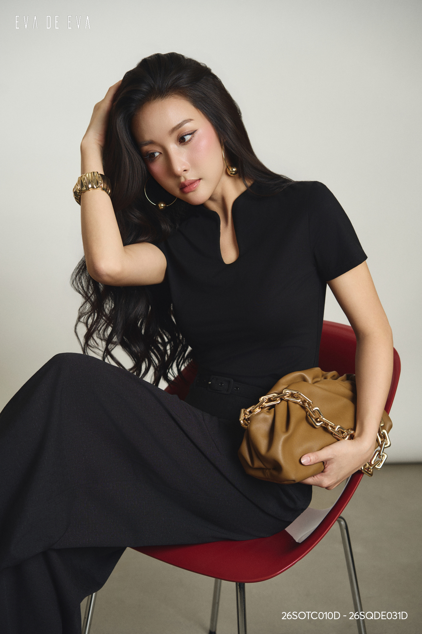  Quần dài, Ống suông 26SQDE031D 