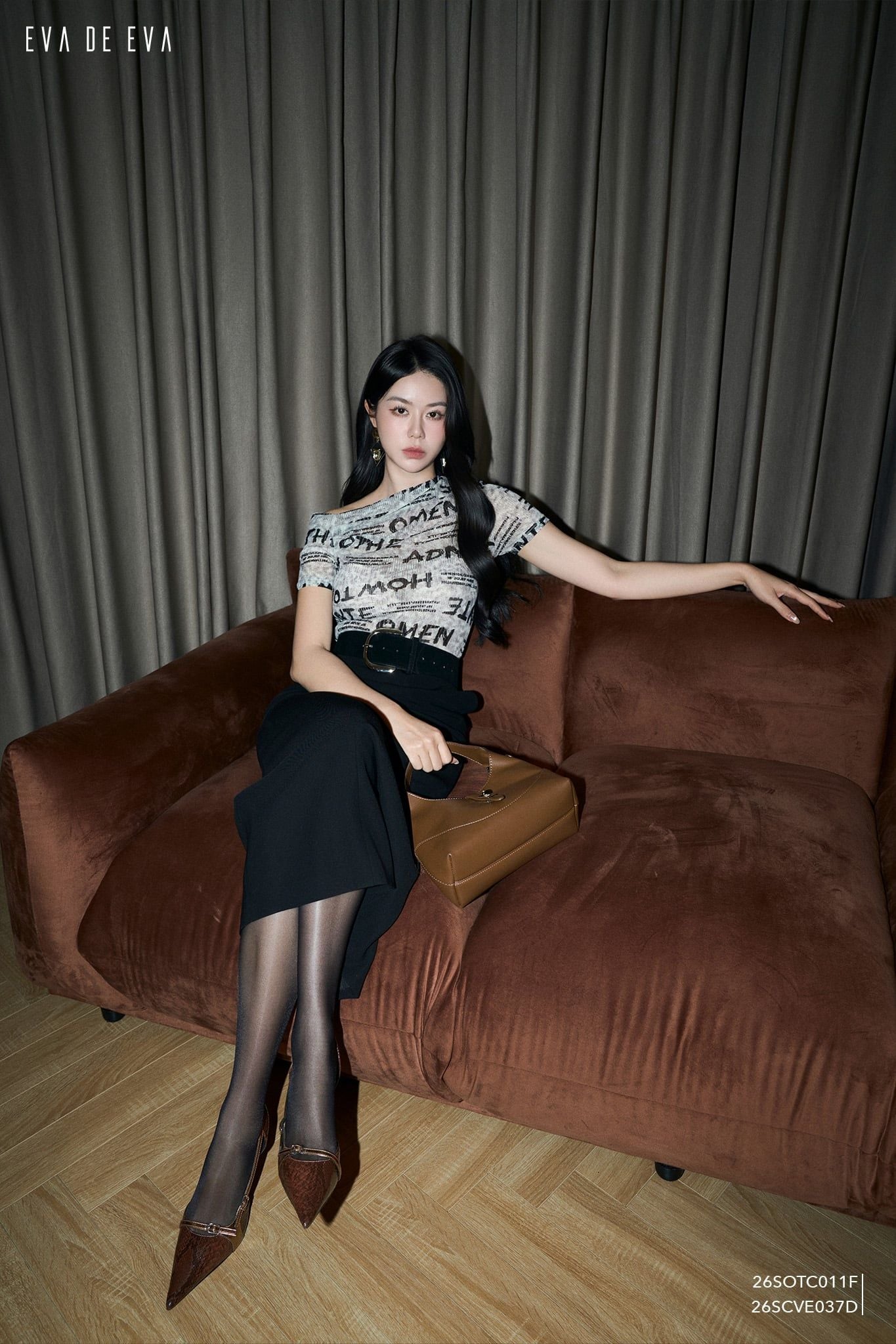  Chân váy Maxi, Dáng ôm 26SCVE037D 