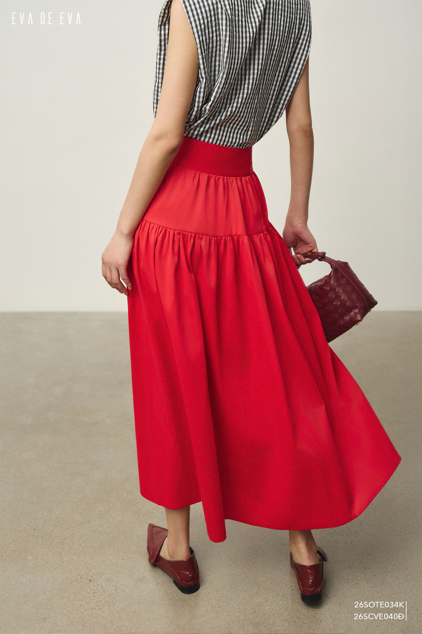  Chân váy Maxi,  26SCVE040Đ 