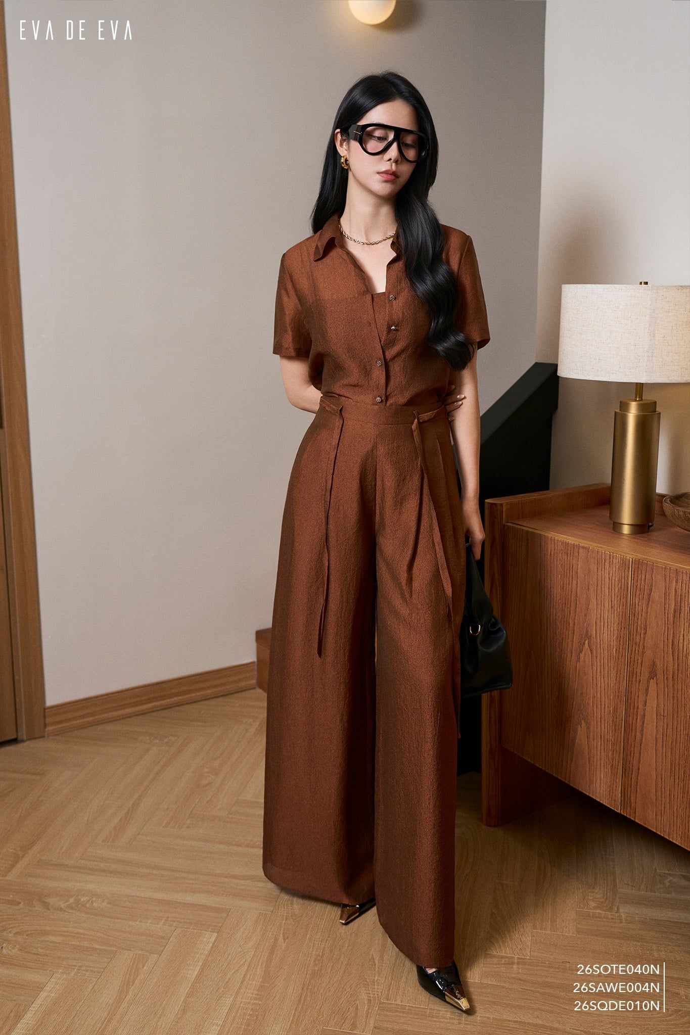  Áo kiểu,  26SOTE040N đi kèm 26SAWE004N 