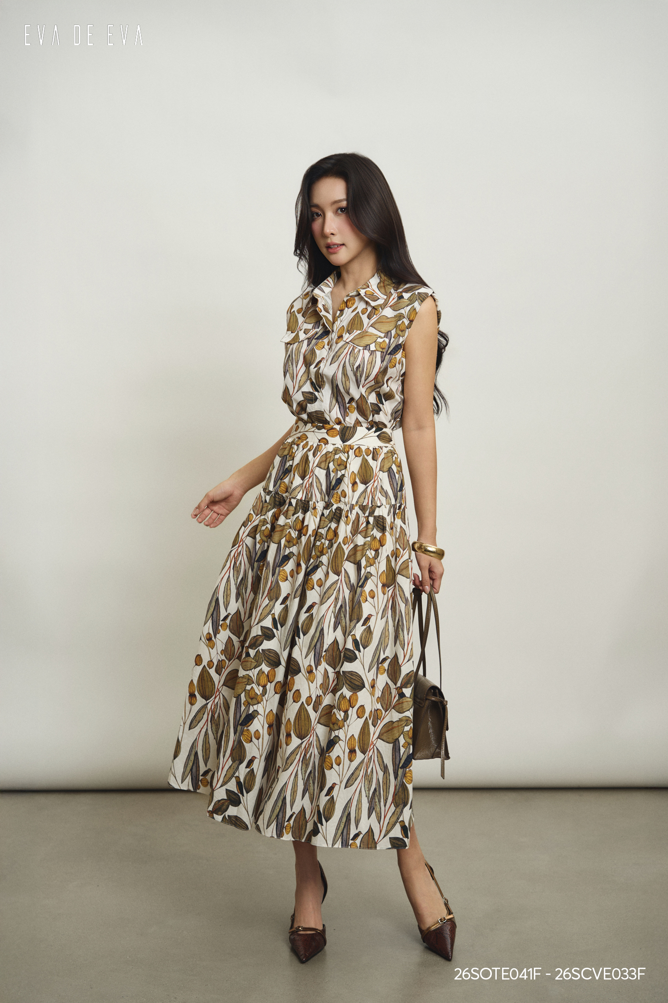  Chân váy Midi,  26SCVE033F 