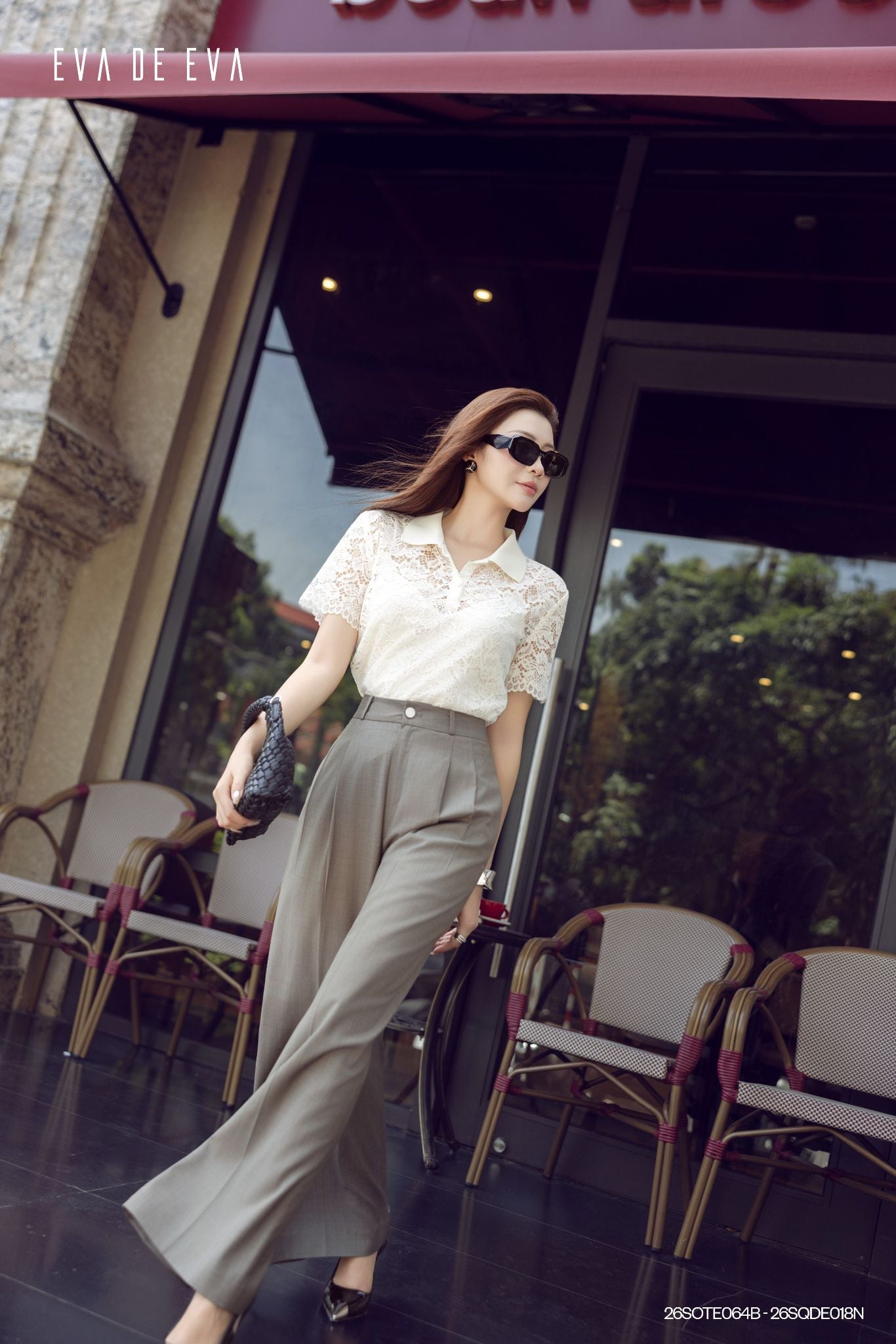  Quần dài, Ống suông 26SQDE018N 