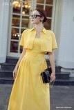  Đầm hai dây, Dáng thắt eo 26SDKE185Y đi kèm 26SOTE091Y 